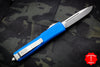 Microtech Ultratech OTF Knife- Single Edge- Blue With Stonewash Blade 121-10 BL