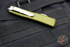 Microtech Ultratech OTF Knife- Single Edge- OD Green Handle- Stonewash Blade 121-10 OD