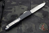 Microtech Ultratech OTF Knife- Single Edge- Black Handle- Apocalyptic Part Serrated Blade 121-11 AP
