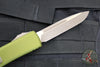 Microtech Ultratech OTF Knife- Single Edge- OD Green Handle- Bronze Apocalyptic Blade 121-13 APOD
