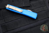 Microtech Ultratech OTF Knife- Single Edge- Blue Handle- Bronzed Blade 121-13 BL