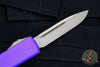 Microtech Ultratech OTF Knife- Single Edge- Purple Handle- Bronzed Finished Blade 121-13 PU