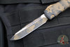 Microtech Ultratech OTF Knife- Single Edge- Coyote Camo Handle- Coyote Camo Finished Plain Blade 121-1 CCS