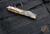Microtech Ultratech OTF Knife- Single Edge- Coyote Camo Handle- Coyote Camo Finished Plain Blade 121-1 CCS