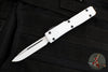 Microtech Stormtrooper Ultratech OTF Knife- Single Edge- White Handle- White Plain Edge Blade 121-1 STD