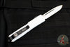 Microtech Stormtrooper Ultratech OTF Knife- Single Edge- White Handle- White Plain Edge Blade 121-1 STD