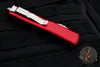 Microtech Ultratech Red Single Edge SE OTF Knife Satin Blade 121-4 RD