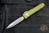 Microtech Ultratech OTF Knife- Double Edge- OD Green Handle- Apocalyptic Blade 122-10 APOD