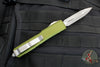 Microtech Ultratech OTF Knife- Double Edge- OD Green Handle- Apocalyptic Blade 122-10 APOD