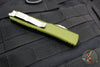 Microtech Ultratech OTF Knife- Double Edge- OD Green Handle- Apocalyptic Blade 122-10 APOD