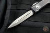 Microtech Ultratech Distressed Black Double Edge OTF Knife with Apocalyptic Blade 122-10 DBK
