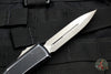 Microtech Ultratech Distressed Black Double Edge OTF Knife with Apocalyptic Blade 122-10 DBK