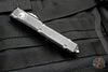 Microtech Ultratech Distressed Black Double Edge OTF Knife with Apocalyptic Blade 122-10 DBK