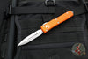Microtech Ultratech OTF Knife- Double Edge- Orange with Stonewash Blade 122-10 OR