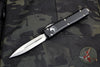 Microtech Ultratech OTF Knife- Double Edge- Black Handle- Stonewash Blade 122-10