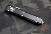 Microtech Ultratech OTF Knife- Double Edge- Black Handle- Stonewash Blade 122-10