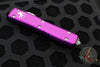 Microtech Ultratech OTF Knife- Double Edge- Violet Handle with Stonewash Blade 122-10 VI