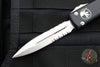 Microtech Ultratech OTF Knife- Double Edge- with Part Serrated Stonewash Blade 122-11