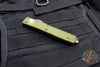 Microtech Ultratech OTF Knife- Double Edge- OD Green Handle- Bronzed Blade 122-13 OD