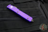 Microtech Ultratech OTF Knife- Double Edge- Purple Handle- Bronzed Blade 122-13 PU