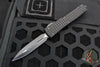 Microtech Ultratech OTF Knife- Double Edge- Tactical- Black Frag Handle-Black Plain Edge Blade 122-1 TFRS