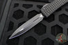 Microtech Ultratech OTF Knife- Double Edge- Tactical- Black Frag Handle-Black Plain Edge Blade 122-1 TFRS