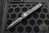 Microtech Ultratech OTF Knife- Double Edge- Tactical- Black Handle- Black Plain Edge Blade 122-1 T