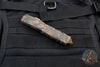 Microtech Ultratech OTF Knife- Double Edge- Coyote Camo Handle- Coyote Camo Full Serrated Blade 122-3 CCS