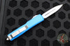 Microtech Ultratech OTF Knife- Double Edge- Blue With Satin Blade 122-4 BL