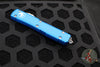 Microtech Ultratech OTF Knife- Double Edge- Blue With Satin Blade 122-4 BL