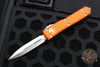 Microtech Ultratech OTF Knife- Double Edge- Orange With Satin Blade 122-4 OR