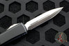 Microtech Ultratech Black Double Edge OTF Knife Satin Blade 122-4