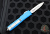 Microtech Ultratech OTF Knife- Double Edge- Blue With Satin Full Serrated Blade 122-6 BL