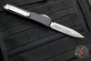 Microtech Ultratech OTF Knife- Double Edge- Black Handle- Apocalyptic Double Full Serrated Blade 122-D12 AP
