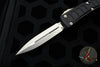 Microtech Ultratech II- Stepped Chassis- Black Double Edge OTF Knife Stonewash Plain Edge Blade 122II-10 S