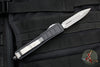 Microtech Ultratech II OTF Knife- Stepped Chassis- Double Edge- Black Handle- Apocalyptic Full Serrated Edge Blade 122II-12 APS