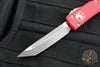 Microtech Ultratech OTF Knife- Tanto Edge- Red Handle- Apocalyptic Blade 123-10 APRD