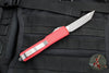Microtech Ultratech OTF Knife- Tanto Edge- Red Handle- Apocalyptic Blade 123-10 APRD