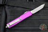 Microtech Ultratech OTF Knife- Tanto Edge- Violet Handle- Apocalyptic Blade 123-10 APVI