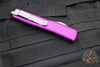 Microtech Ultratech OTF Knife- Tanto Edge- Violet Handle- Apocalyptic Blade 123-10 APVI