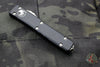 Microtech Ultratech OTF Knife- Tanto Edge- Black Handle- Stonewash Blade 123-10