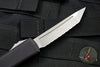 Microtech Ultratech OTF Knife- Tanto Edge- Black Handle- Apocalyptic Full Serrated Blade 123-12 AP