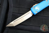 Microtech Ultratech OTF Knife- Tanto Edge- Blue Handle- Bronzed Finished Blade 123-13 BL