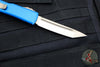 Microtech Ultratech OTF Knife- Tanto Edge- Blue Handle- Bronzed Finished Blade 123-13 BL