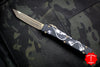 Microtech Ultratech OTF Knife- Tanto Edge- DEATH CARD Handle- Bronzed Apocalyptic Blade 123-13 DCS