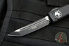 Microtech Ultratech OTF Knife- Tanto Edge- Tactical- Black Handle- Black Blade and Hardware 123-1 T
