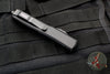 Microtech Ultratech OTF Knife- Tactical- Black Handle- Black Part Serrated Blade 123-2 T