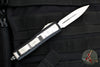 Microtech OTF Knife- Daytona- Double Edge- Black With Brute Inlay- Stonewash Finished Blade 126-10 BIS