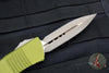 Microtech Troodon OTF knife- Double Edge- OD Green with Bronze Apocalyptic Blade 138-13 APOD