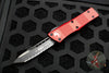 Microtech Troodon Tanto Edge OTF knife Red with Black Full Serrated Edge Blade 140-3 RD